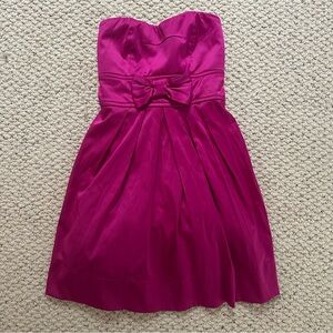 Ruby Rox Vibrant Pink Strapless Dress